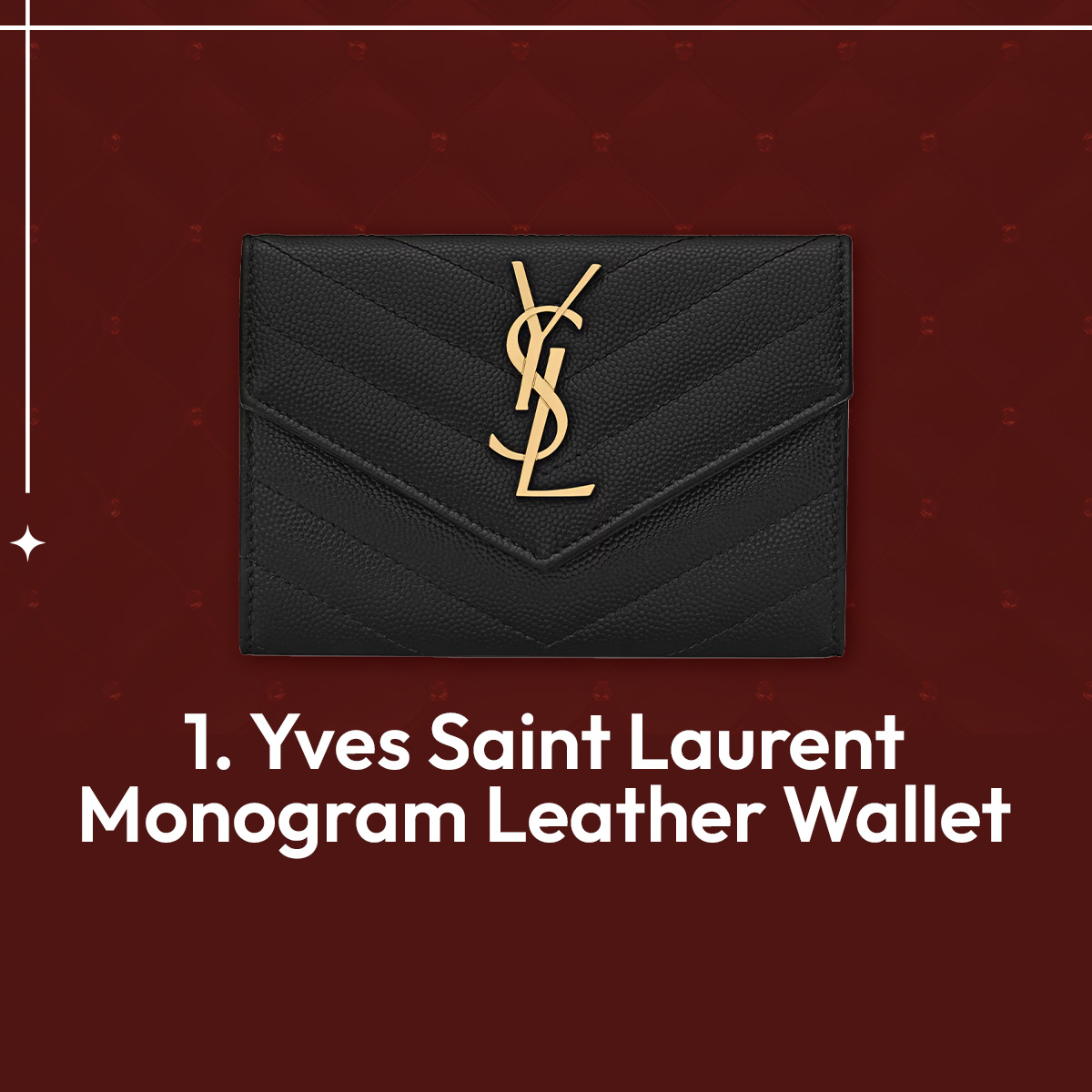 กระเป๋าสตางค์แบรนด์เนม Yves Saint Laurent (YSL)