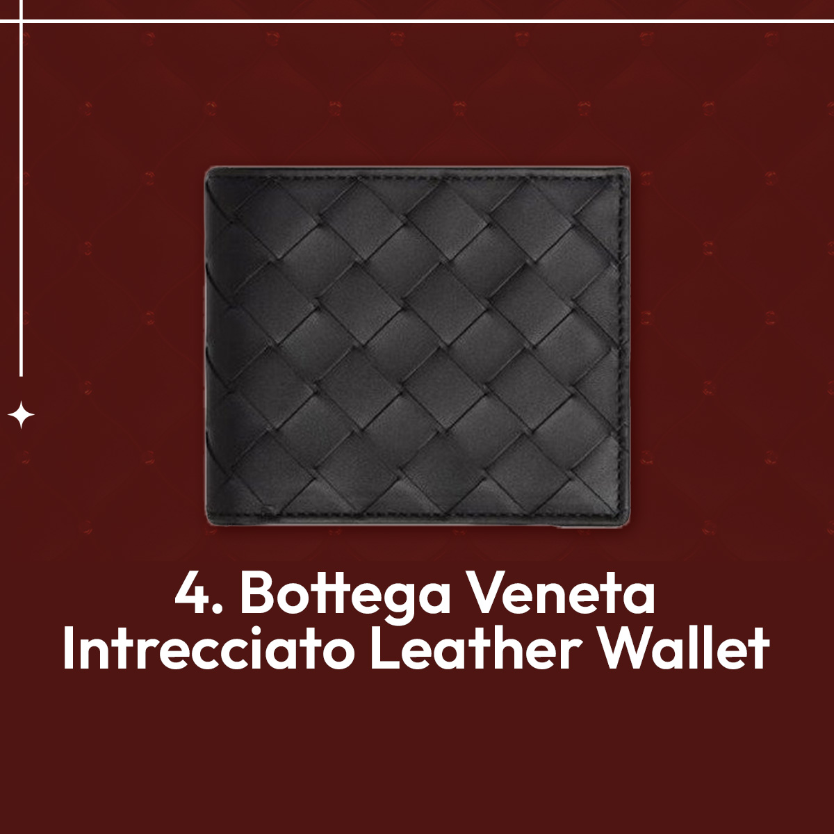 กระเป๋าสตางค์แบรนด์เนม Bottega Veneta Intrecciato Leather Wallet