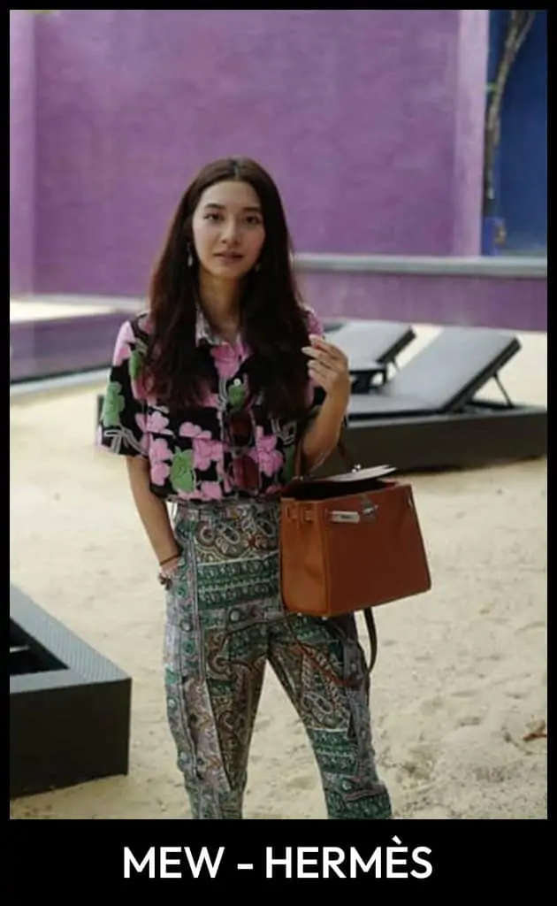 มิว นิษฐา กับกระเป๋า Hermés Birkin