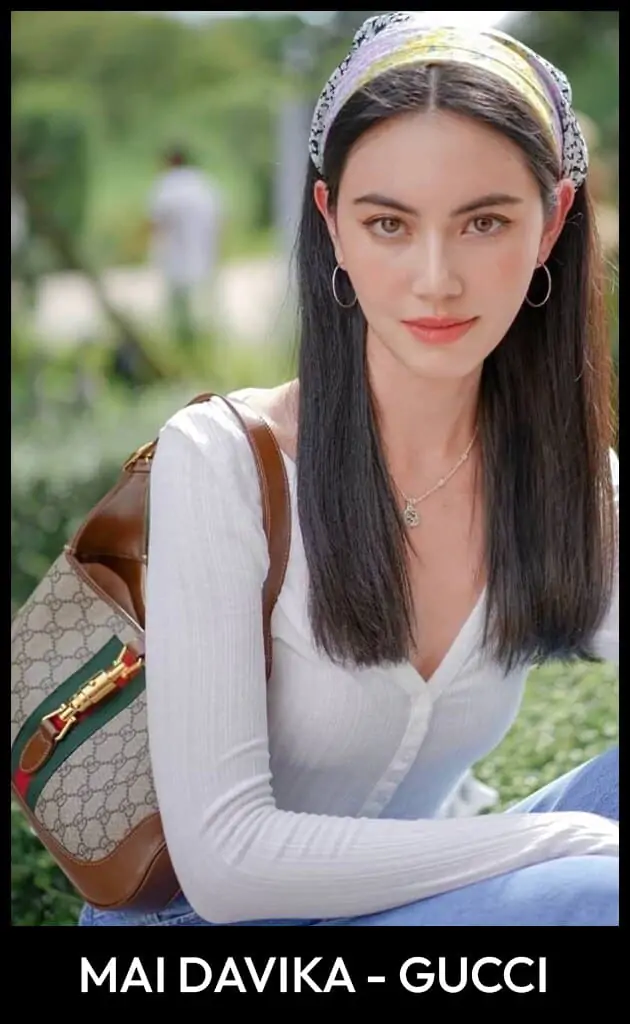 ใหม่ ดาวิกา กับกระเป๋า Gucci