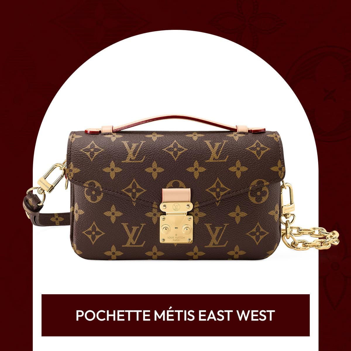 กระเป๋า Louis Vuitton Pochette Métis East West