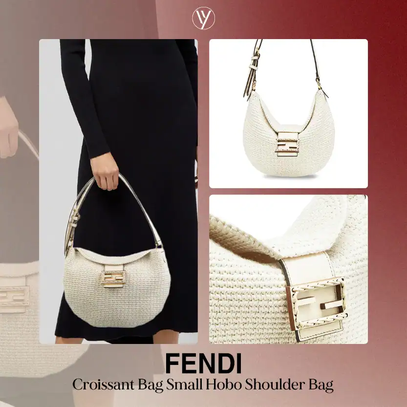 กระเป๋า Fendi Croissant Bag Small Hobo Shoulder Bag