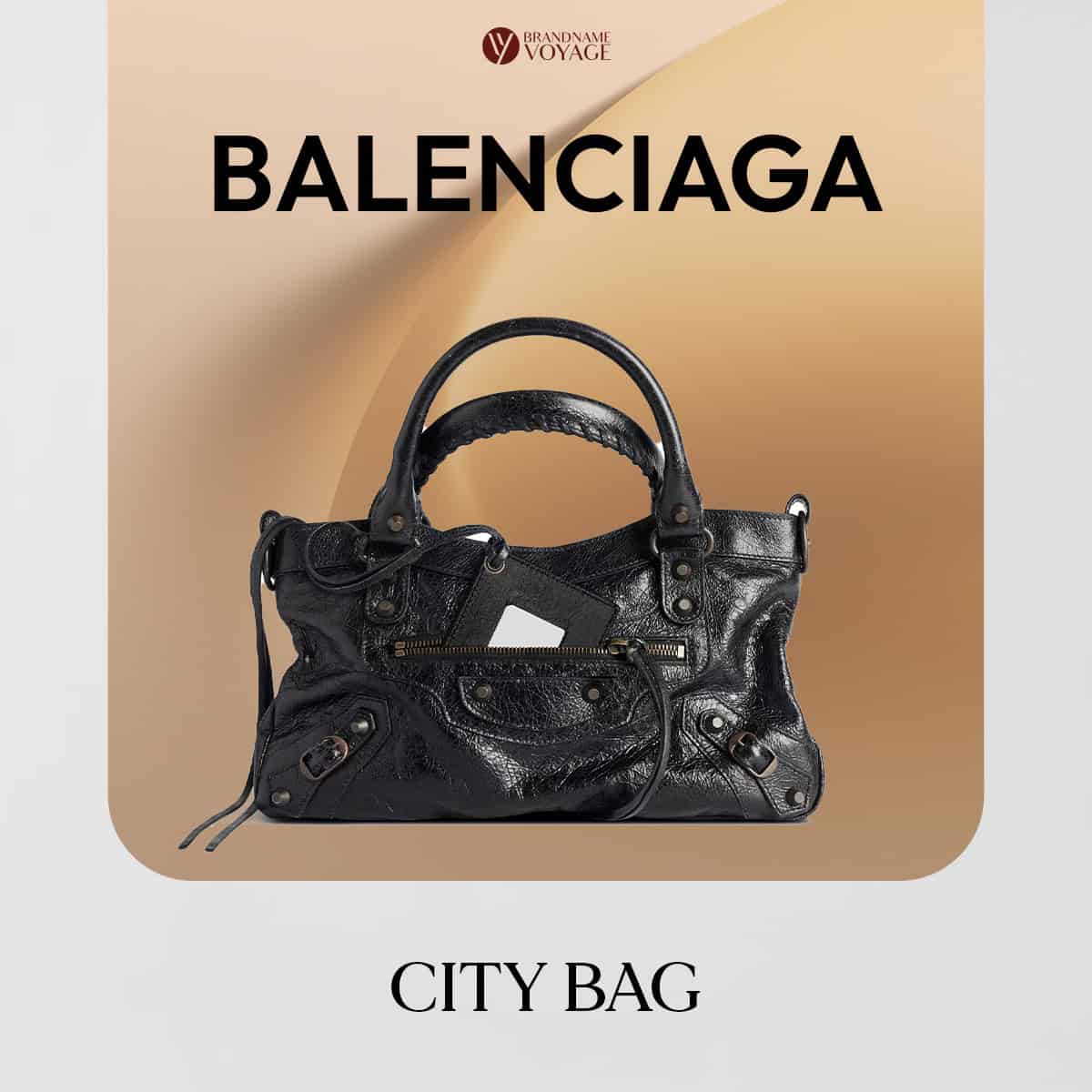 City Bag กระเป๋าวินเทจสไตล์สตรีตแฟชั่นจากแบรนด์ Balenciaga
