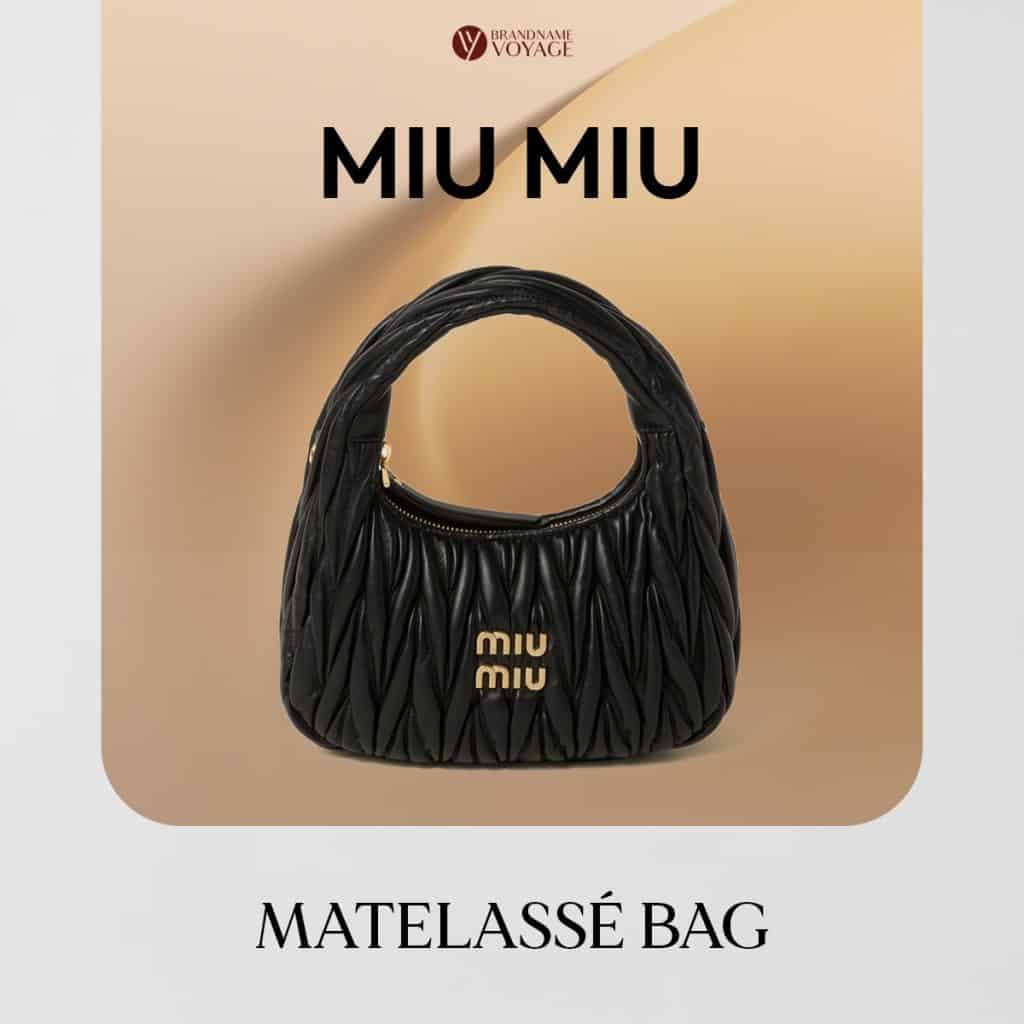 Miu Miu Matelassé Bag กระเป๋าวินเทจลุคคุณหนู