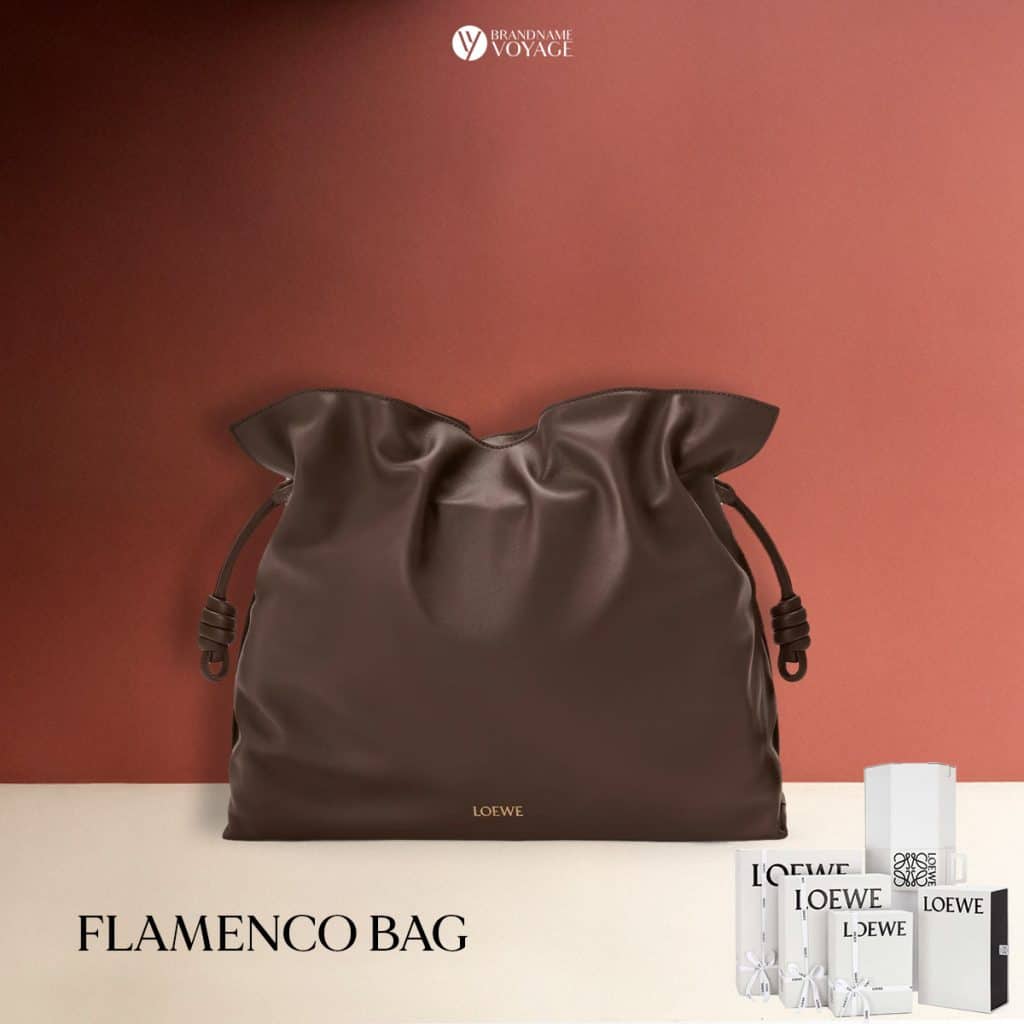 กระเป๋า Loewe รุ่นฮิต รุ่น Flamenco Bag ดีไซน์เชือกรูด