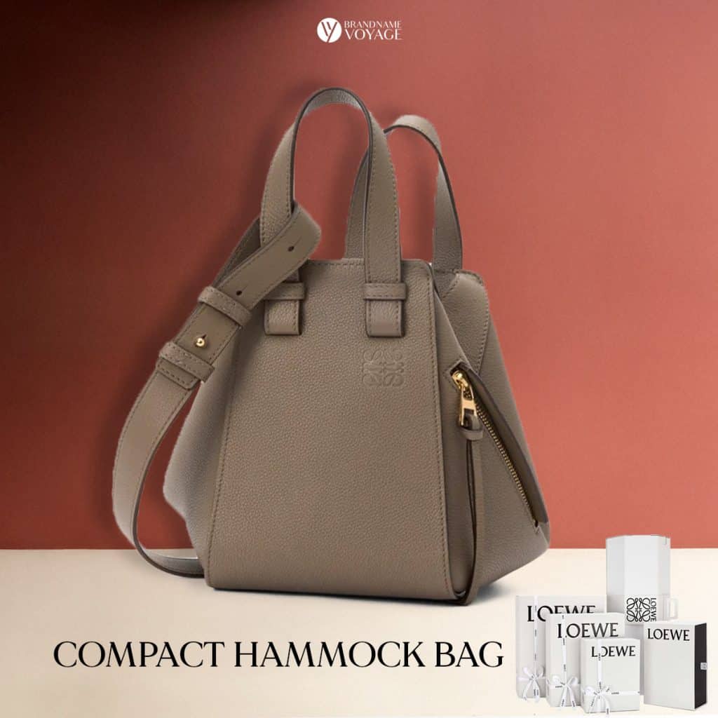 กระเป๋า Loewe รุ่นฮิต รุ่น Hammock Bag กระเป๋าแฮมม็อกสไตล์โบฮีเมียน