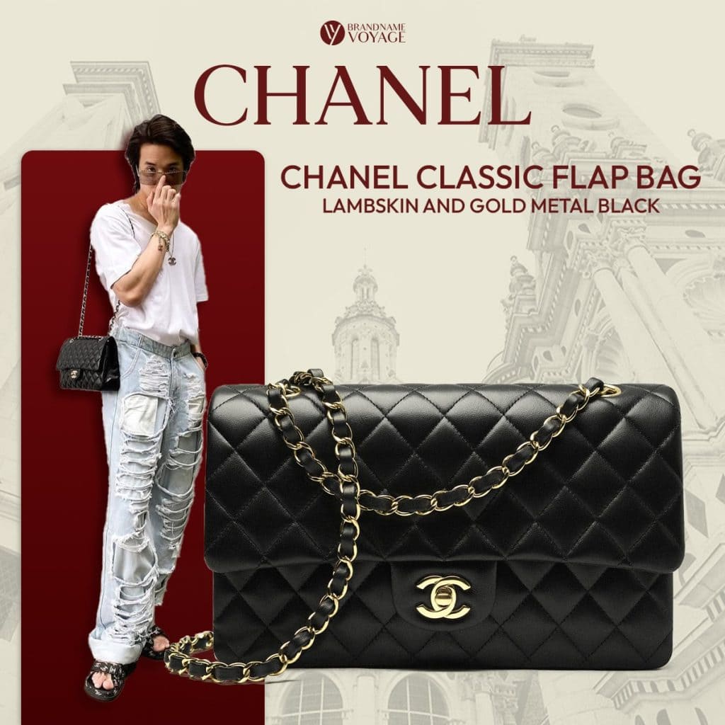 ตัวอย่างกระเป๋า Chanel Classic Flap Bag Quilted Lambskin